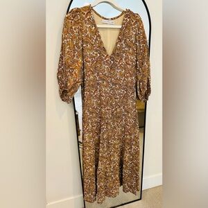 Faithful The Brand Nerisa Paisley Print Dress Size SP